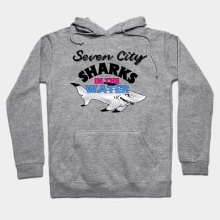 Newport News Black Tip Sharks In The Water (B) Hoodie